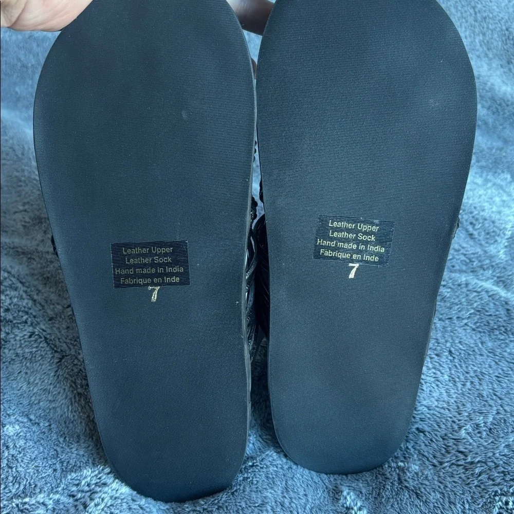 Jeffrey Campbell Intwined Slide Sandal in Black Size 7 NIB